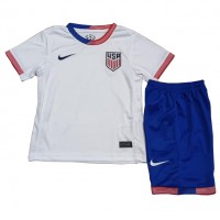 Camiseta Estados Unidos Primera Equipación Replica Copa America 2024 para niños mangas cortas (+ Pantalones cortos)